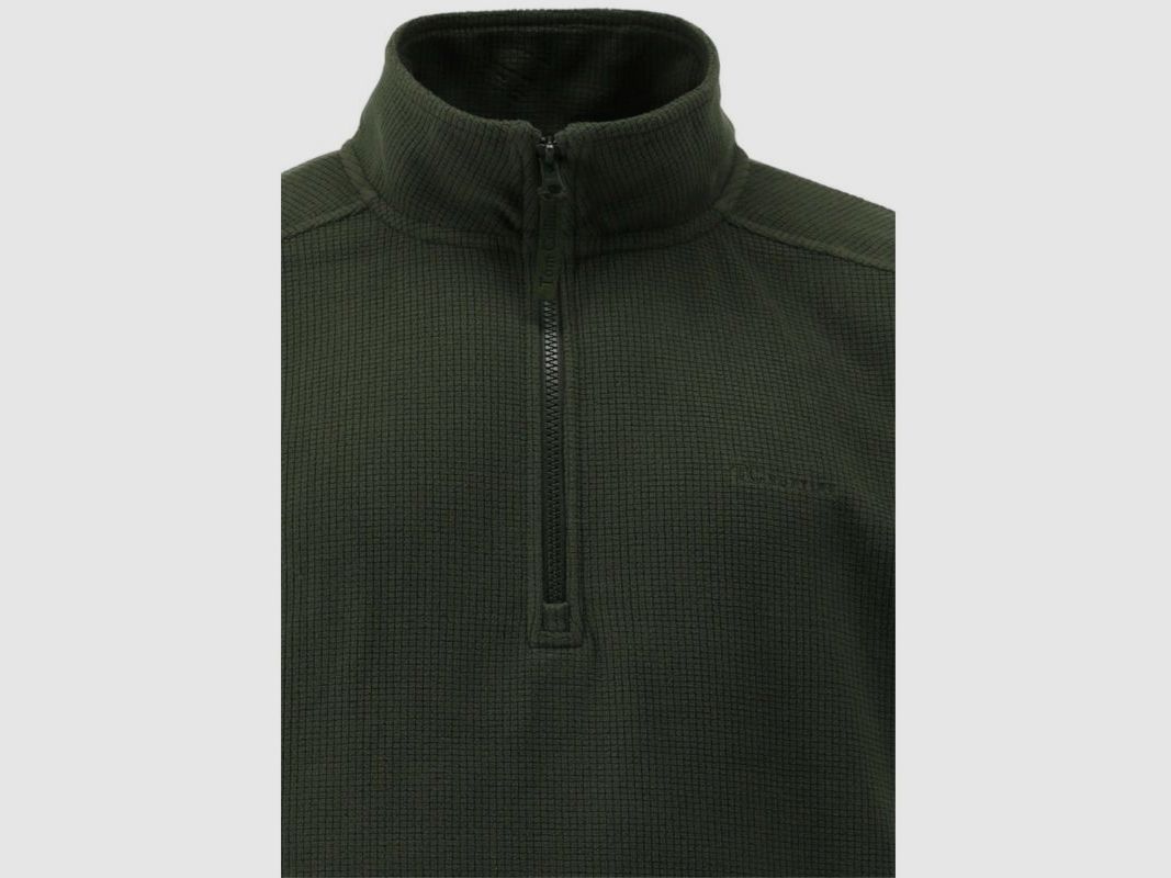 Tom Collins H-Fleece-Sweater mit Halb-Zipp und Stehkragen | oliv, Bild 6 von 6