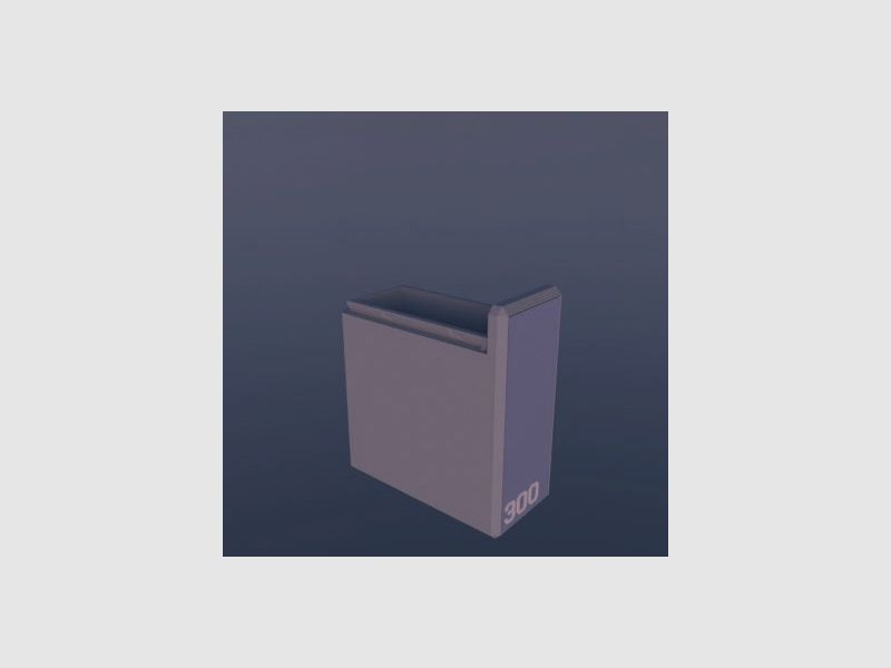 Filamelt Munitionsbox / .300 Norma Magnum / ‘Schiebedeckel’ / Patronenbox, Ammo Box