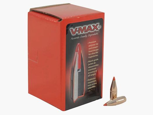 Proiettile Hornady .270/.277 V-MAX con anello di crimpatura 110GR 100 pezzi