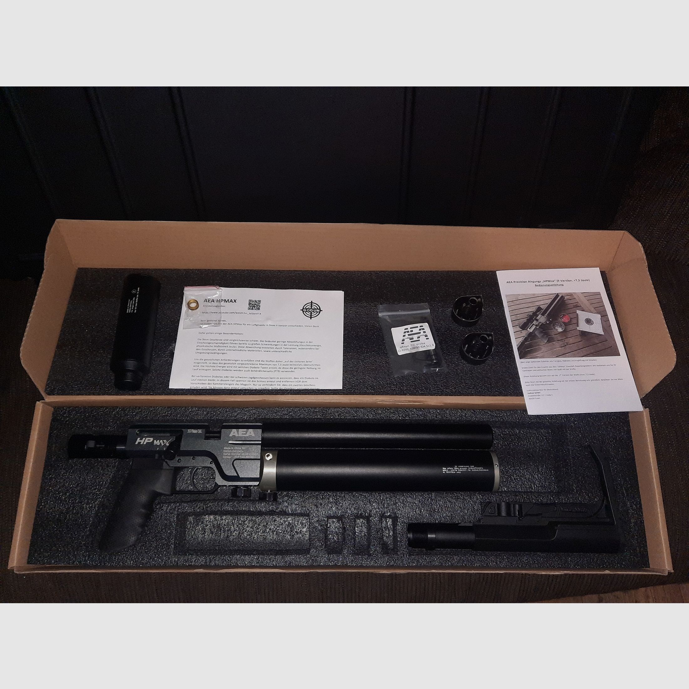 AEA HP Max MK1 + Schalldämpfer