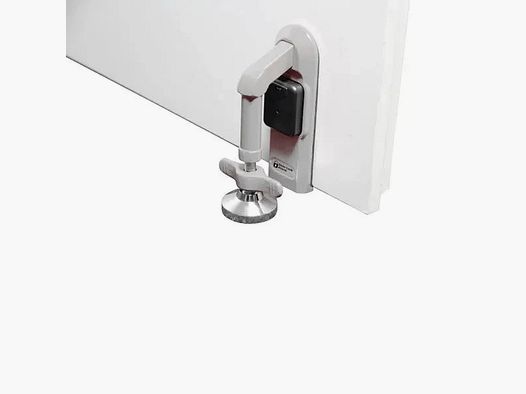 KH Security Einbruchschutz Door-Lock mit Alarm cool grey