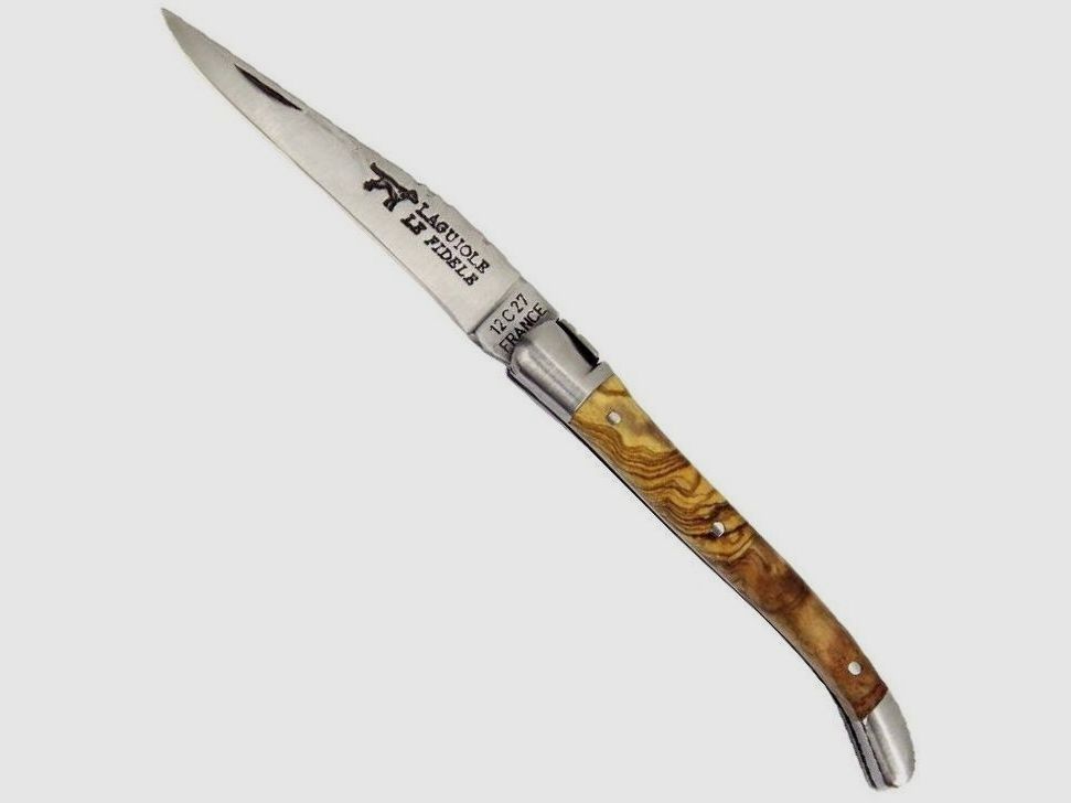 Laguiole Taschenmesser Olivenholz 8cm §42a WaffG konform legal