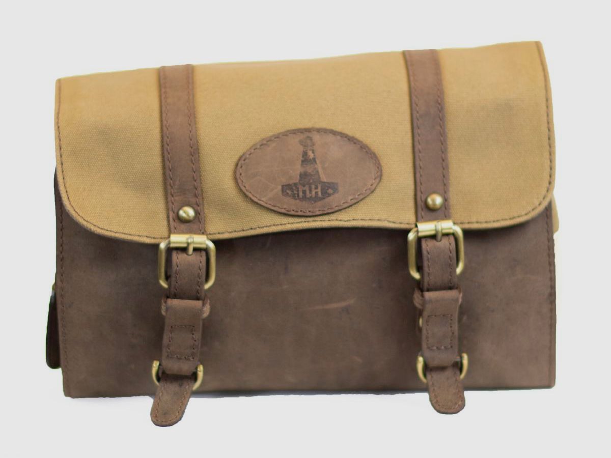 Mjoelner Hunting Sand/Brown Kulturbeutel Valhalla Safari schwarz-beige