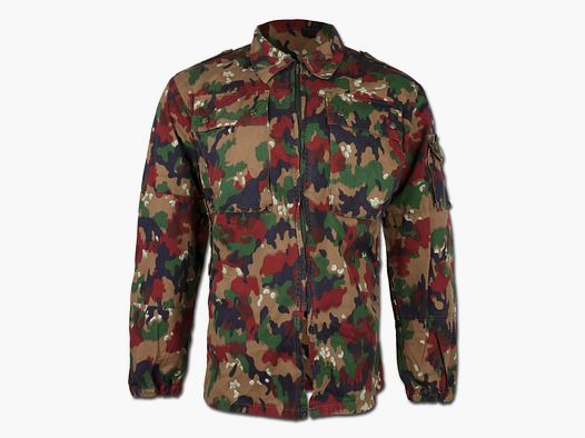 Schweizer Armee Schweizer Armee Original Schweizer Feldjacke M83 Alpentarn gebraucht - 52 Herren