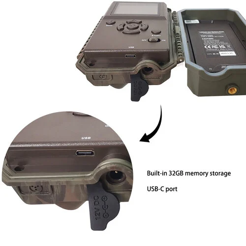 Meidase S950 Pro Max Live Stream 4G LTE caméra de chasse mobile sans carte SD, image 5 sur 7