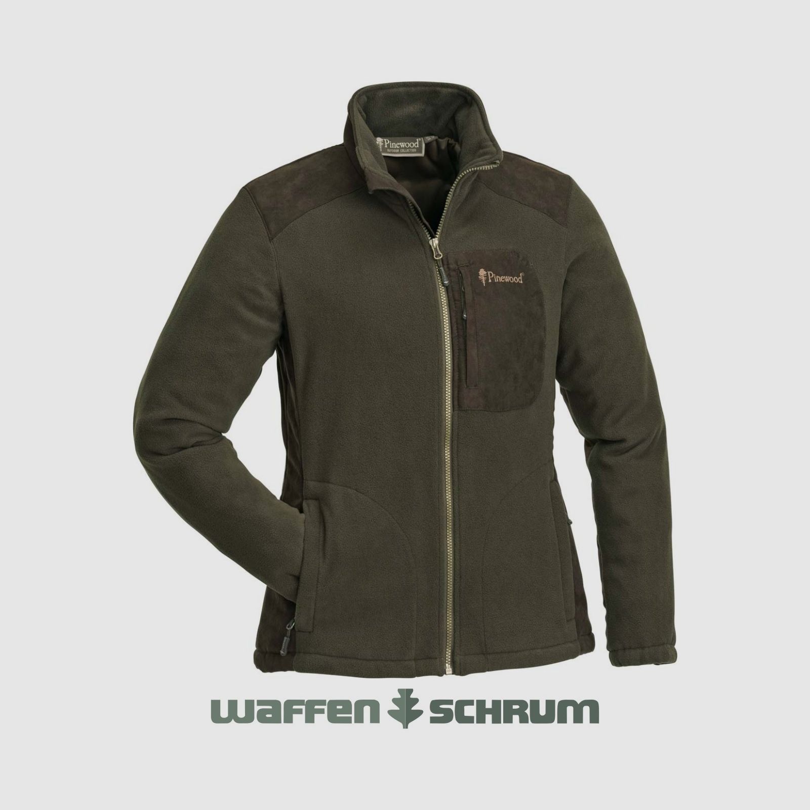 Pinewood Fleece Jacket Wildmark Membrane H. Brown / Suede Brown