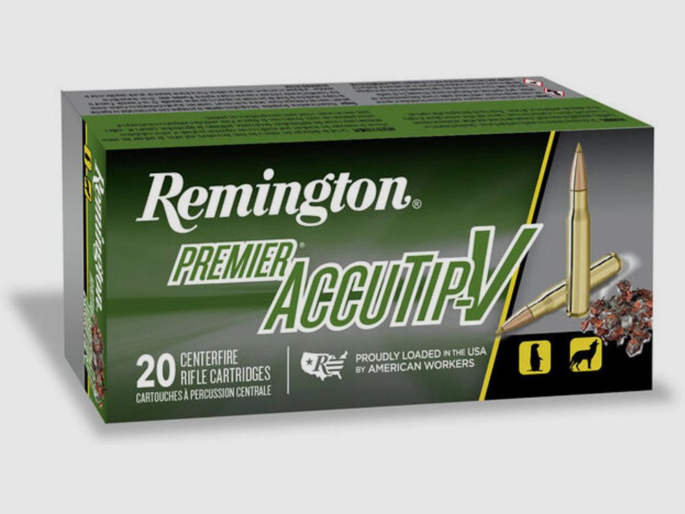 Amunicja metalowa REMINGTON PREMIER ACCUTIP-V – 224 Valkyrie – 60 grains
