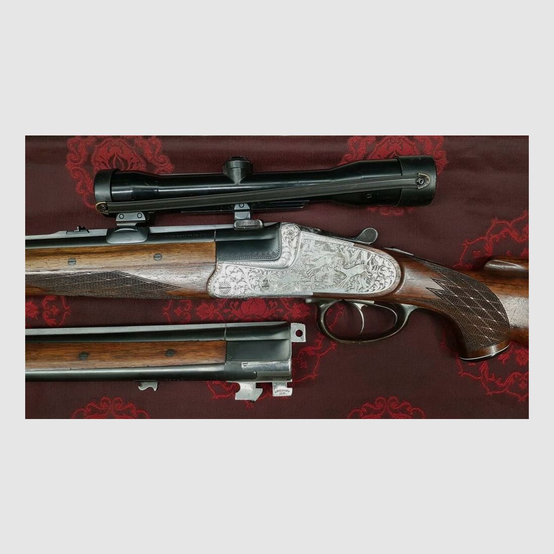 Krieghoff ohne - mit BDF Austaschlauf