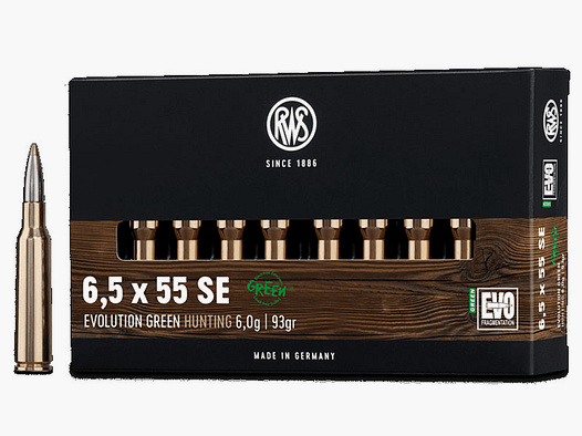 RWS 6,5mmCreedmoor Evo Green 6,0g - 93gr