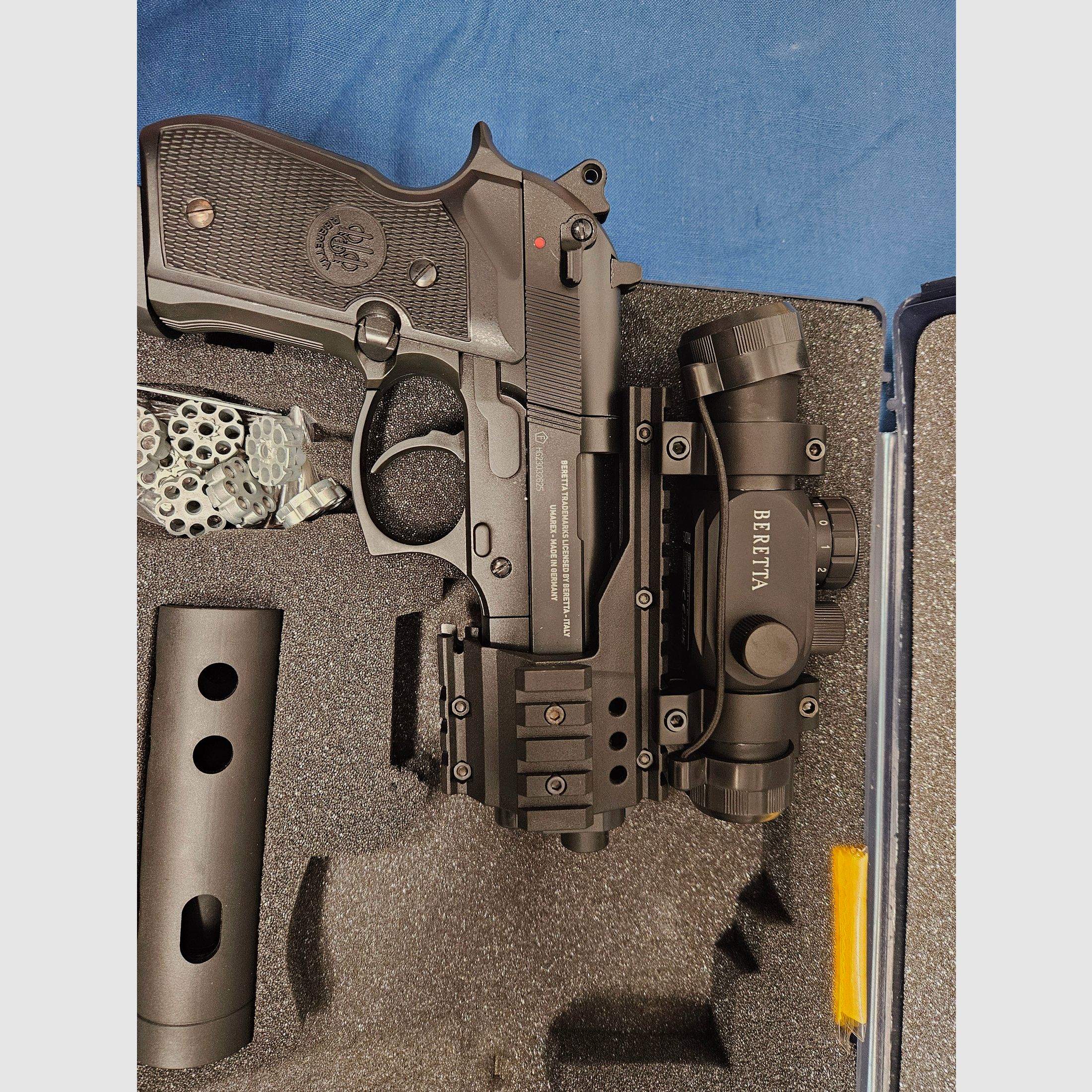 Beretta 92 FS XX-Treme 4,5 mm Diabolo brüniert