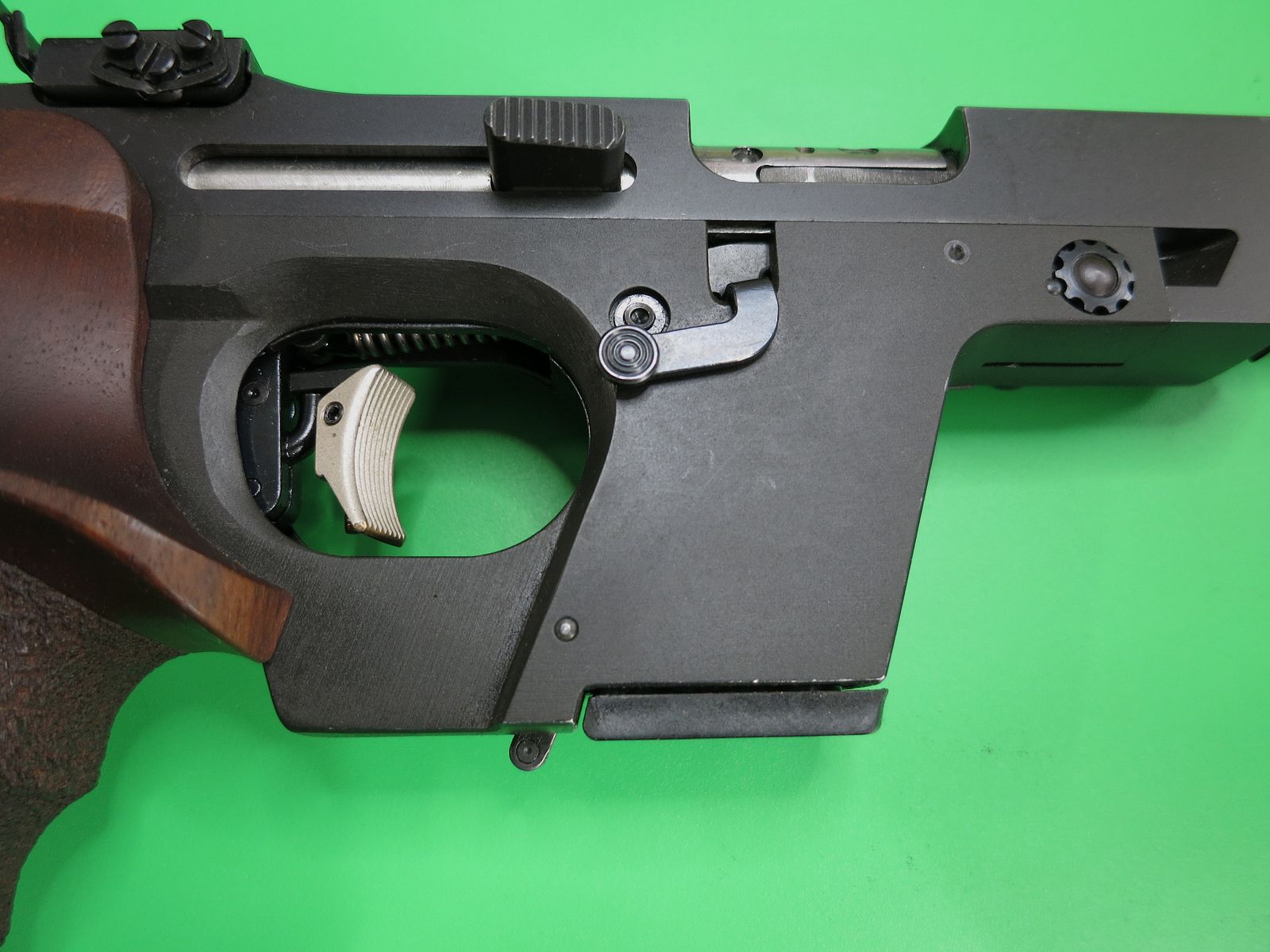 Sport-Pistole Walther GSP Kaliber .22lr, Sport-Griff, weltweit beliebteste Sportpistole, aktuelle Abzugsgruppe      #49