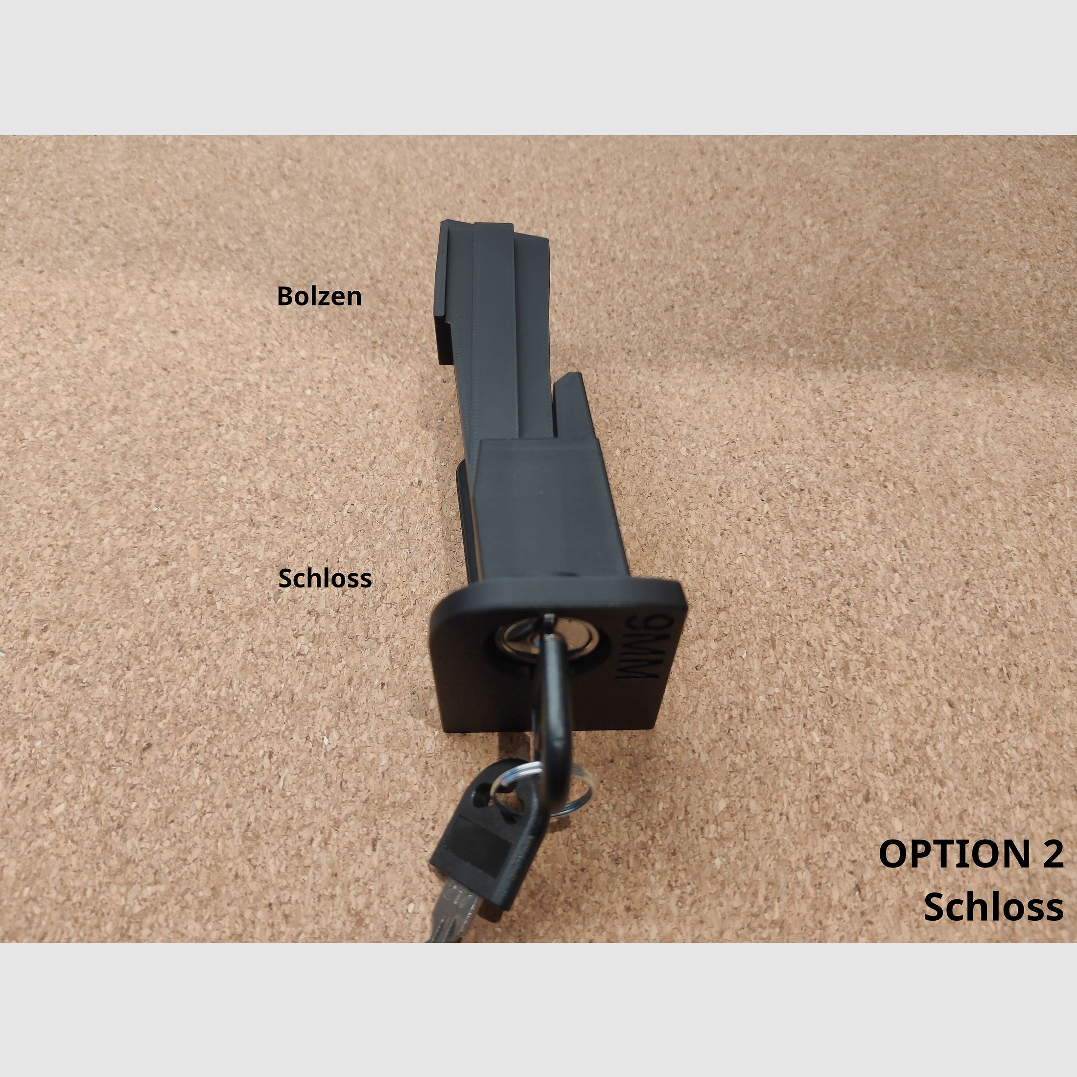 Walther P99 SRS / PAK | Wandhalterung & Schloss | Ästhetisch 