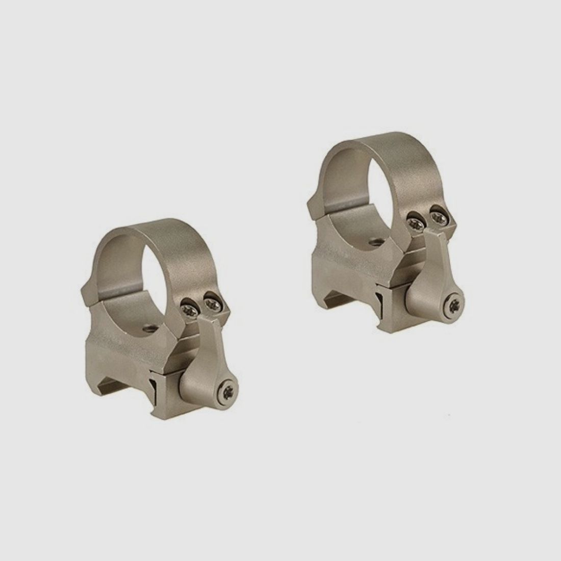 Anneaux Leupold QRW 25,4 mm haut argent