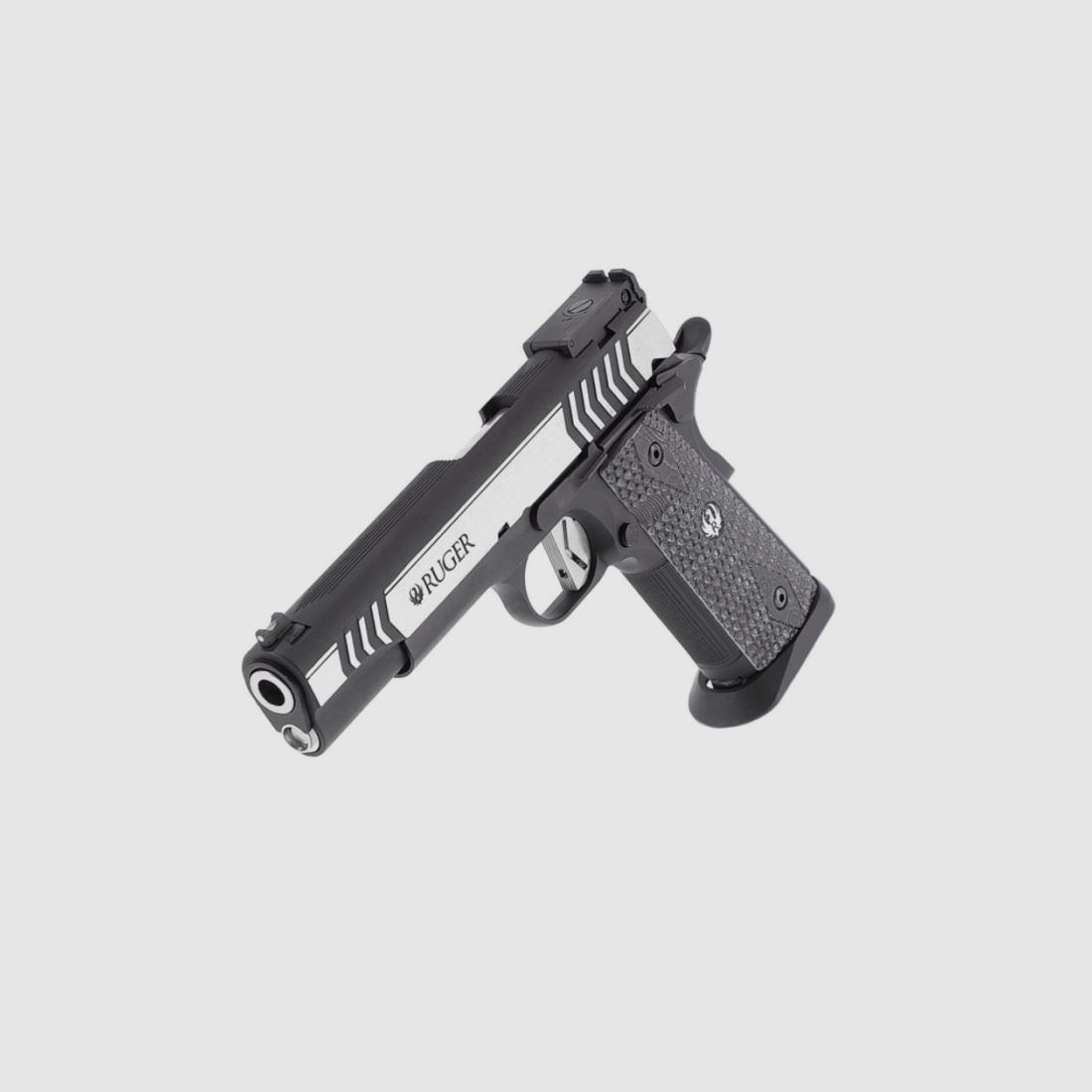 Ruger SR1911 Competition SLV BLK, Cal. 4,5mm; BB Co2; 2 J; 19 colpi, immagine 7 di 20