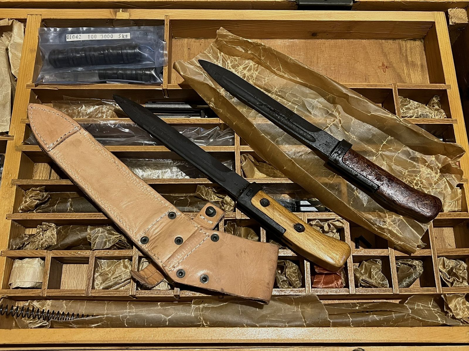 Bajonett  VZ58 (vz.58) - erste Version (ohne Nieten)