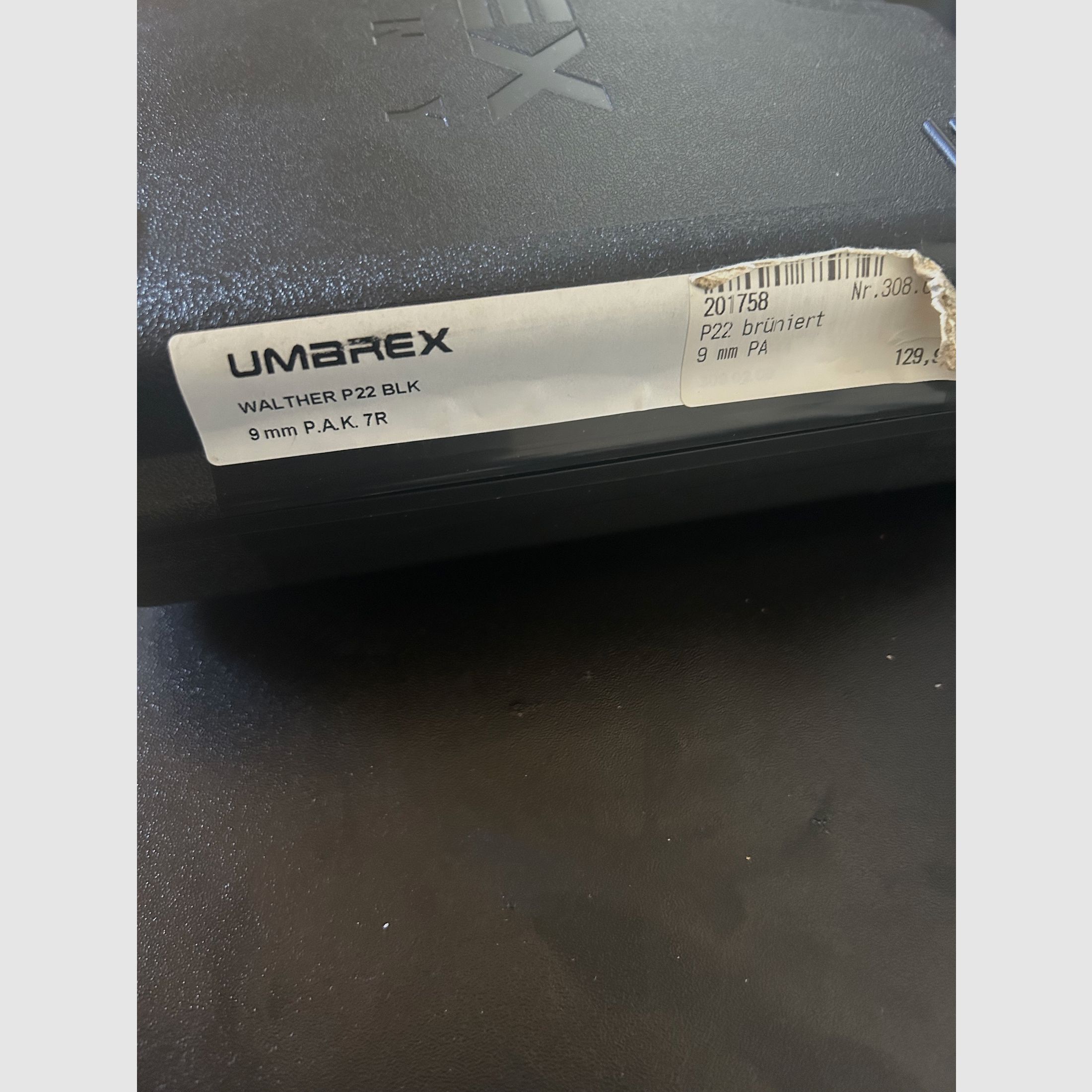 Half-functioning blank-firing Walter P22 BLK