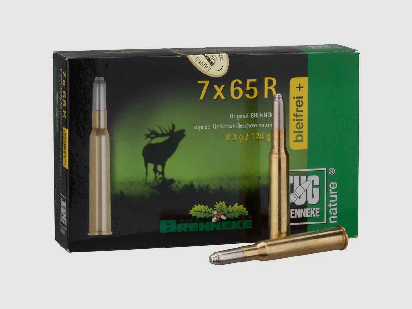 7x65 R TUG nature+ 8,3g/128grs. Brenneke