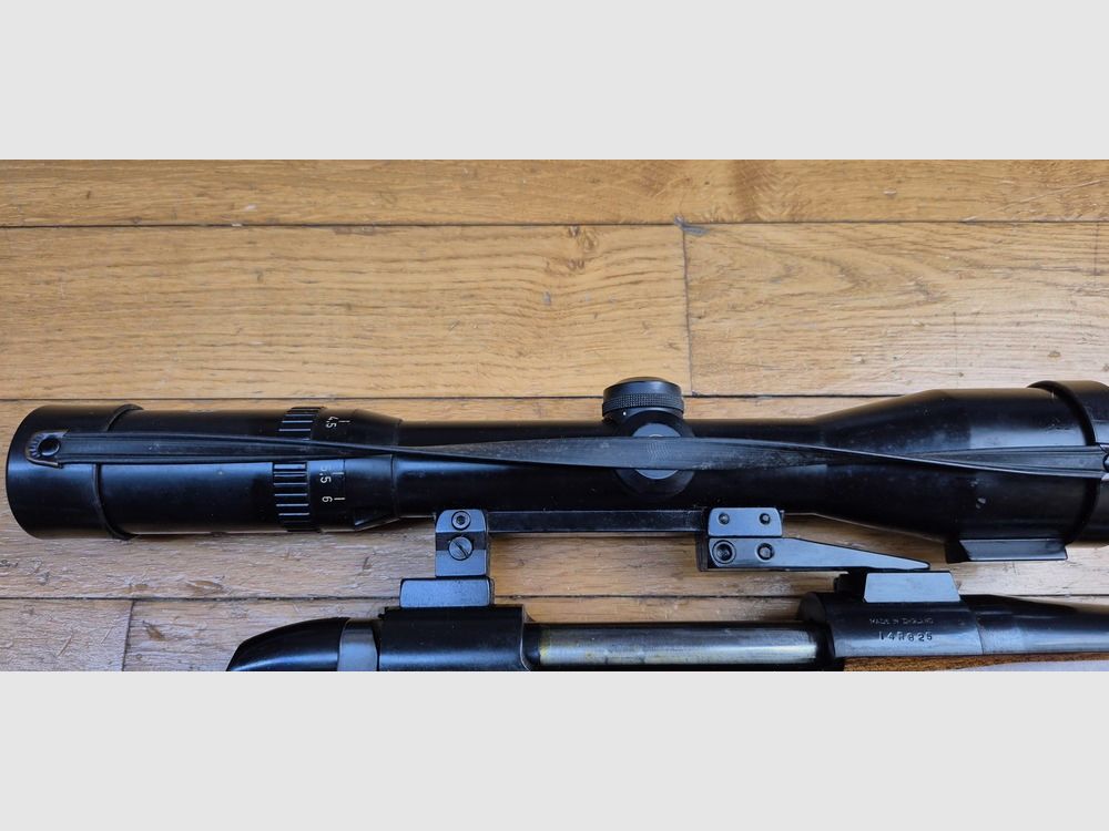 Sehr schöne BSA Jagdgewehr Modell CF2 — Kal. 300 Win Mag — Magazin 3 Schuss +1 — Holz von hoher Qualität in Grad V — Schmidt & Bender 1.5-6x Zielfernrohr — Exzellente Mechanik — Spiegel-Lauf — Eines der besten Jagdgewehre, die aus den Werkstätten der „Großen Epoche“ britischer Herkunft stammen — TBE/TBE+, Bild 6 von 39