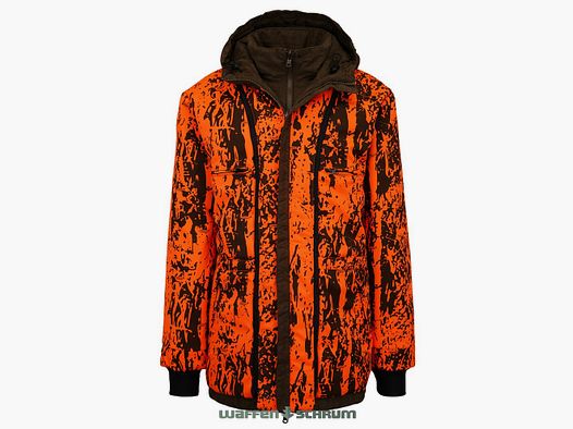 Chaqueta reversible Hubertus Janus Micro Oliva/naranja