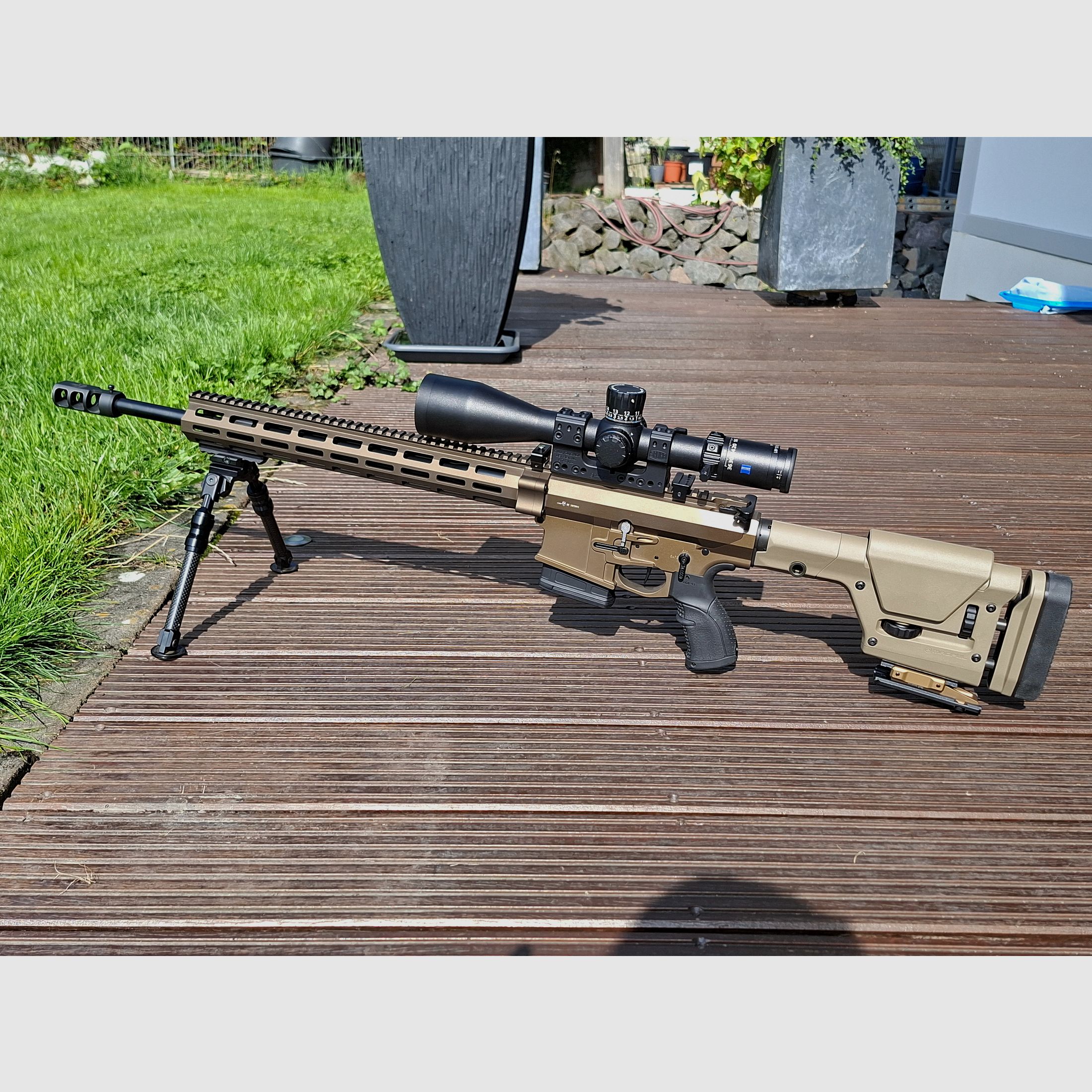 DAR 10 - 6.5 Creedmoor Custom Long Range Halbautomat con Zeiss ZF LRP