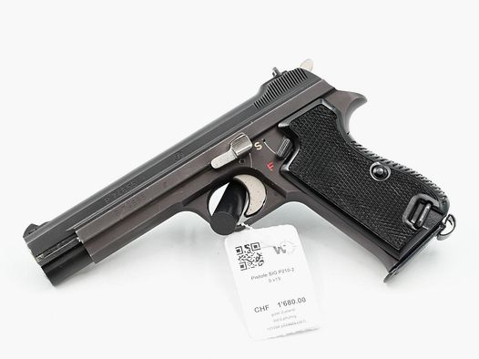 Pistolet SIG P210-2, Occasion, 9×19