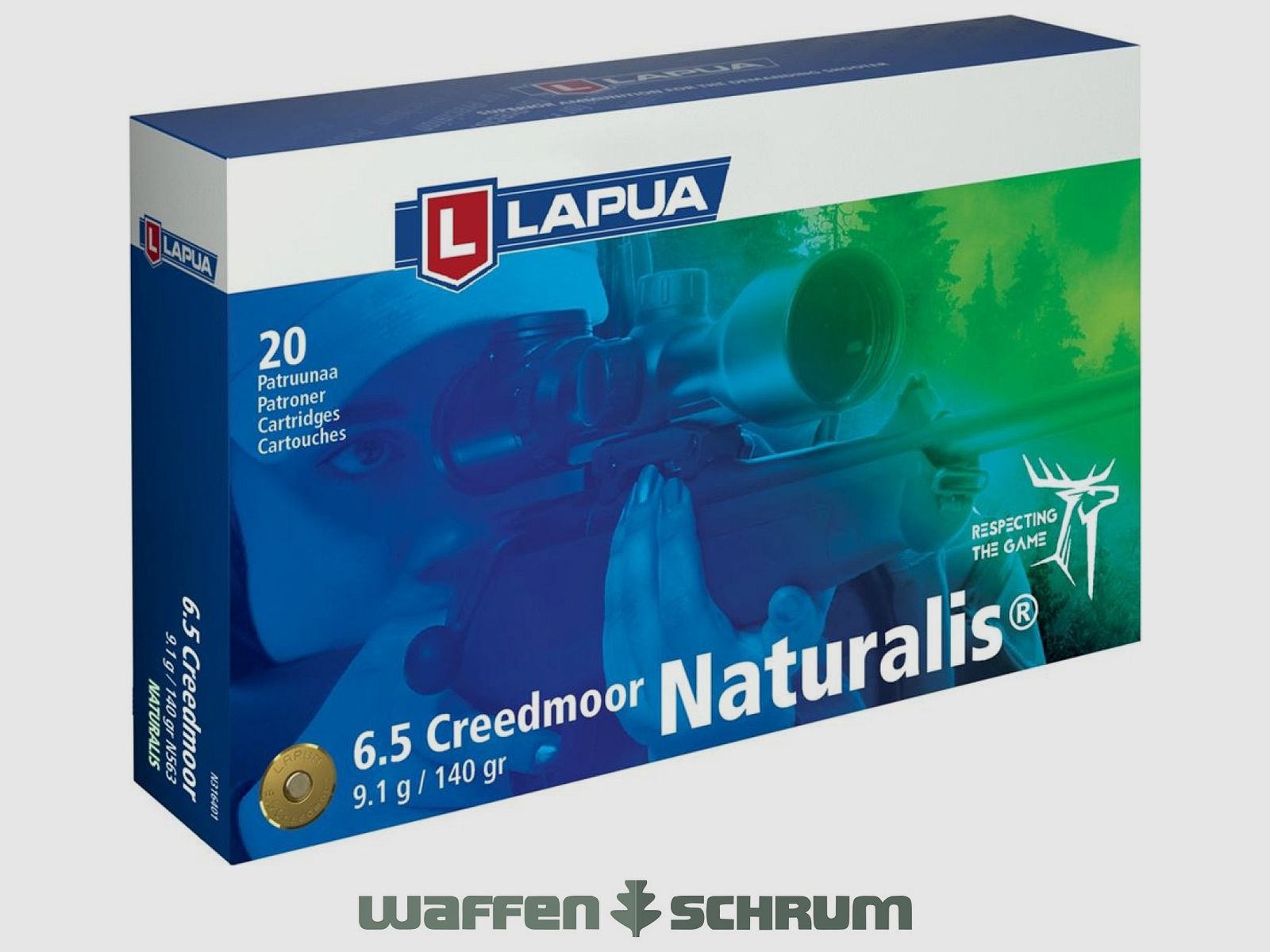 Lapua Naturalis 9,1g - 140gr. 6,5x55SE