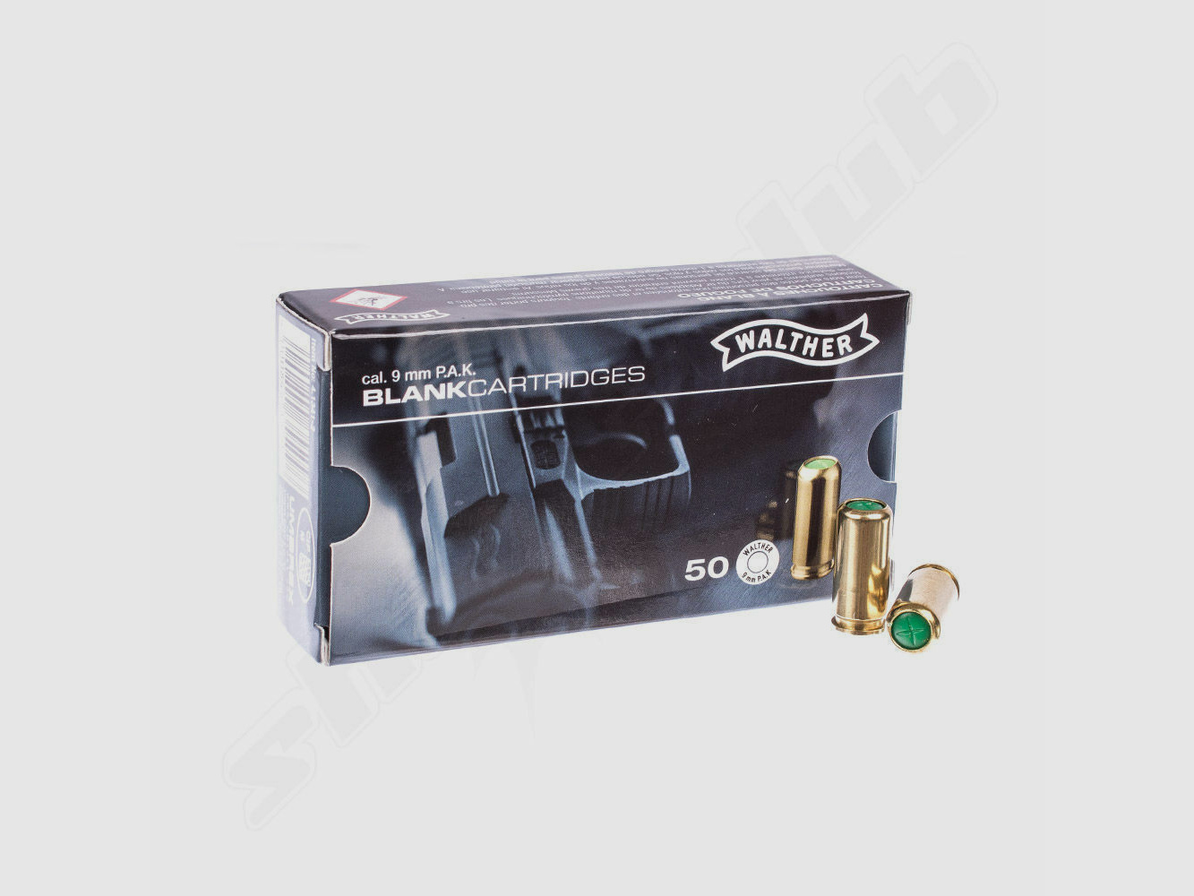 Divers cartouches à blanc 9mm P.A.K. : Umarex, Victory, Perfecta