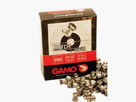 GAMO MATCH Diabolos Pappschachtel Kal. 5,5mm (250 Stk.)