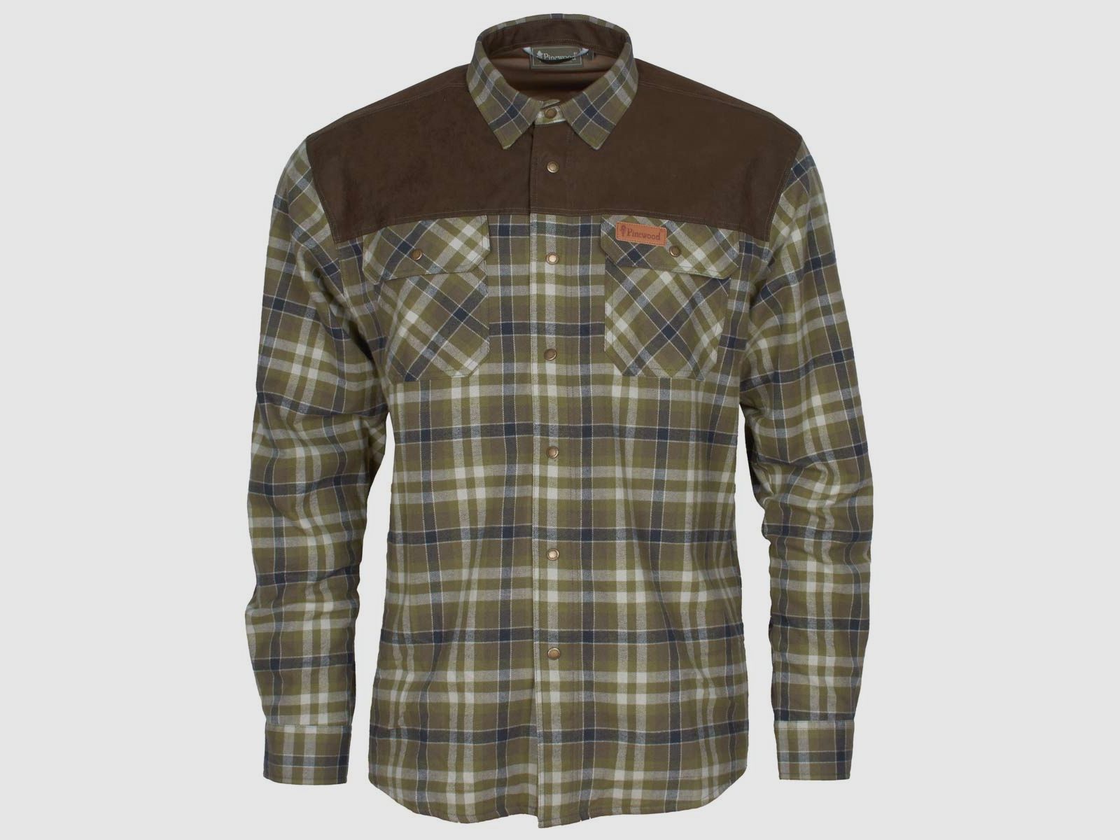 Pinewood Hemd Douglas H. Olive/ L. Khaki