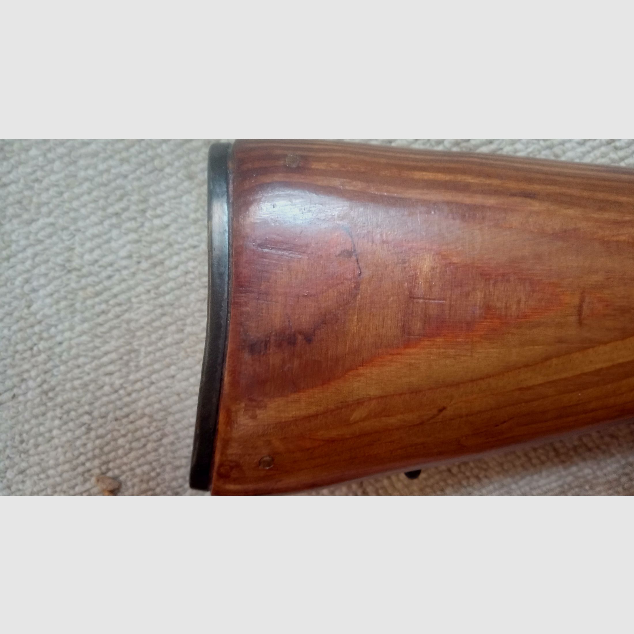 Madera de AK ruso con adaptador para rifle de CO2 Yunker en aspecto de culata fija AK74