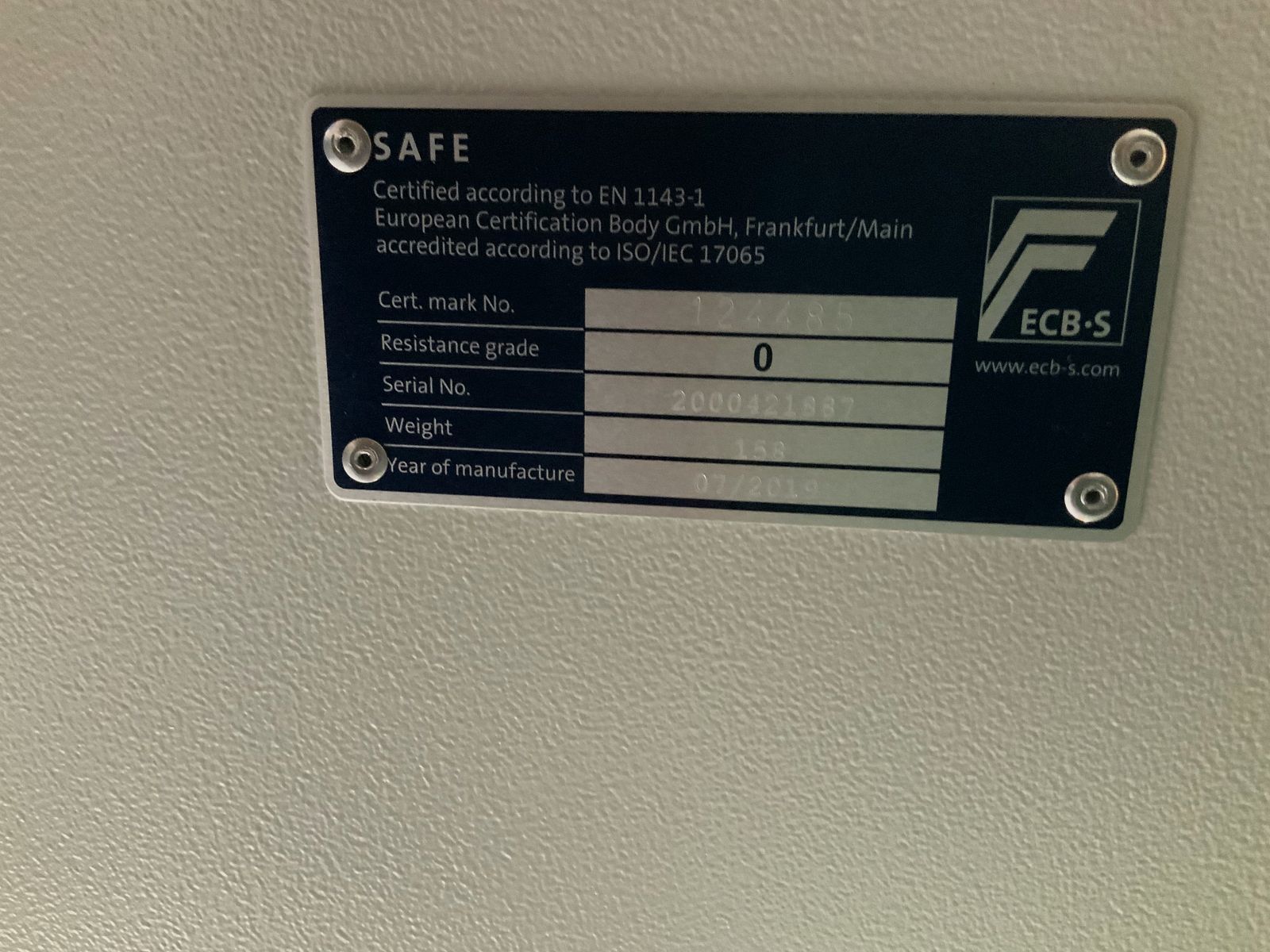 Waffenschrank Klasse 0 für 8 Langwaffen
