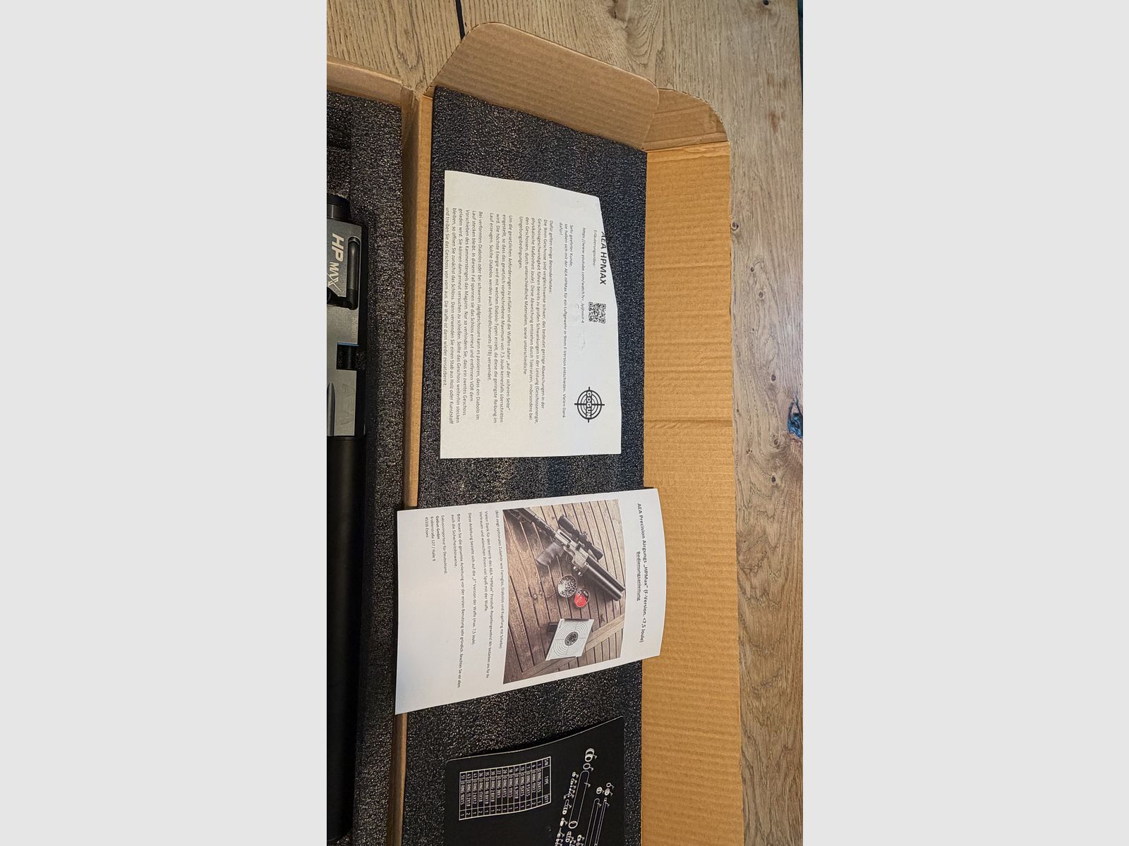 AEA HP Max MK1 F-Version 9 mm/.35 avec 540 H&N Grizzly Slugs et accessoires