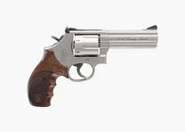 Smith & Wesson Revolver M686 "Security Special", 4", RB, .357 Mag. stainless/matt, NILL-Combatgriff