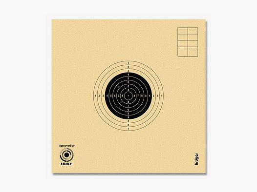 Kruger Zielscheibe Luftgewehr 10 m #1300N