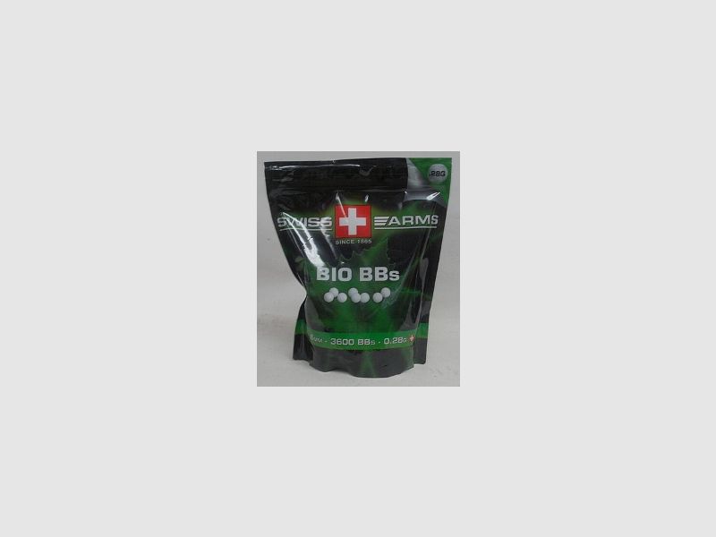 BioBBs 0,28g/weiß/3600stk - 6mm/Swiss Arms
