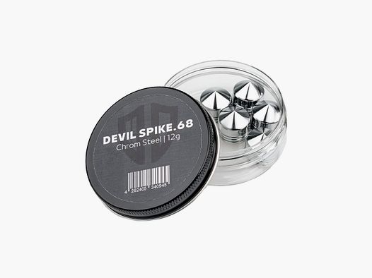 10x DEVIL SPIKE.68 | Chrome-plated steel | Cal.68 | 12g | ⌀ 17.3mm - HDR68 | Valken Milsig | FSC | FSC XP