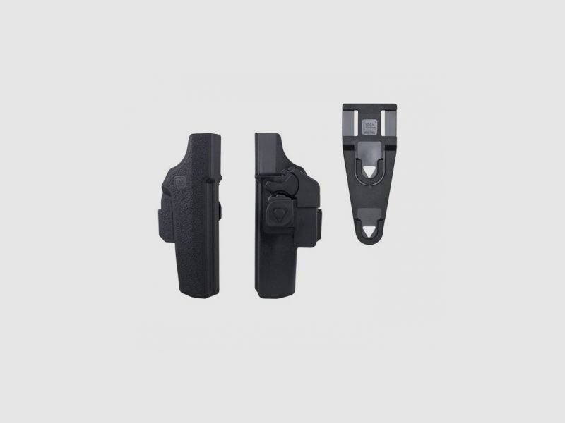 Holster für Glock mit Diebstahlschutz Level III rechts, langer Träger 60/140 mm, Bild 1 von 2
