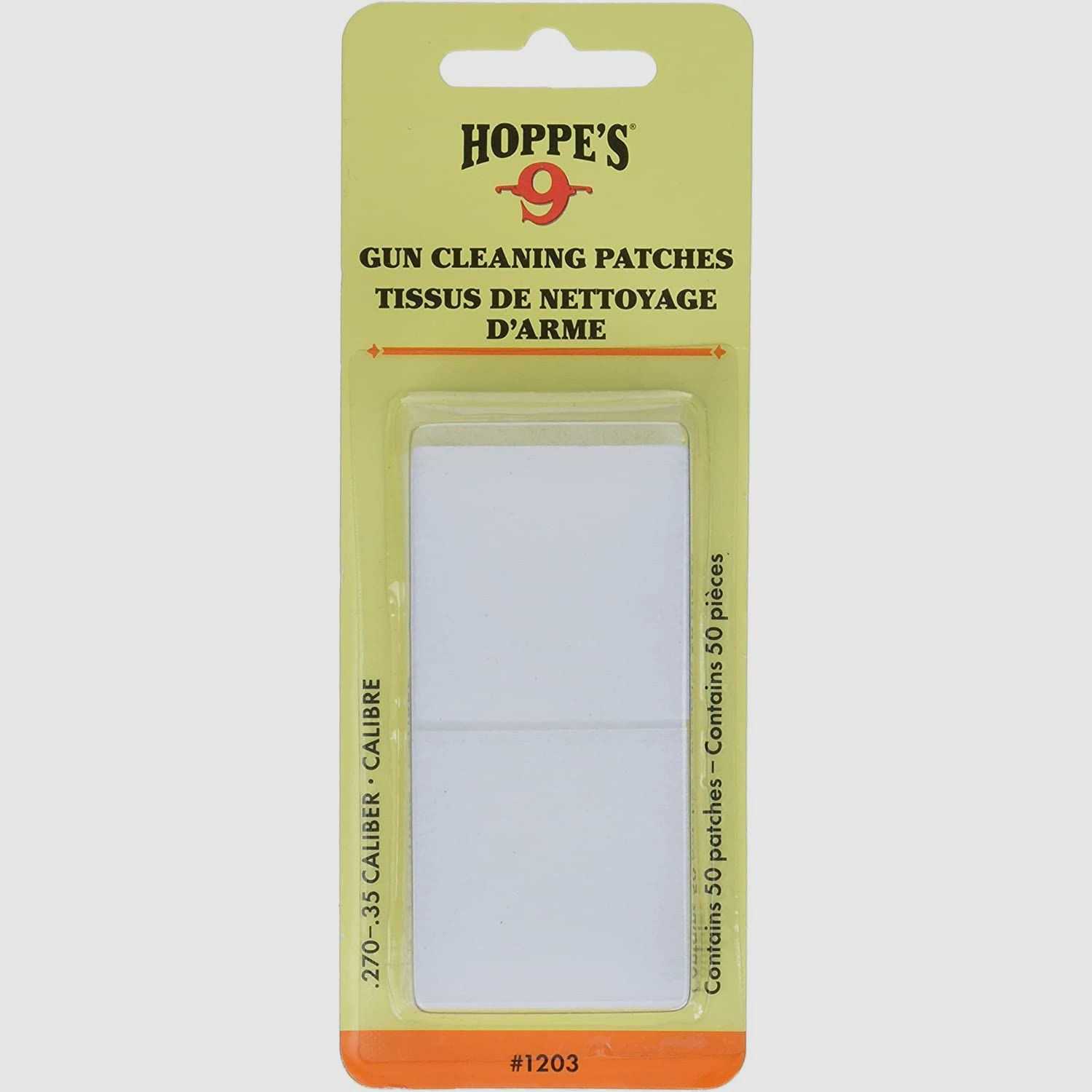 HOPPE’S synthetische Reinigungs-Patches – Kaliber .270-.35, Bild 2 von 3