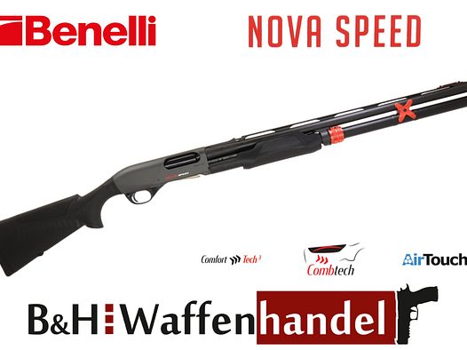 Neu, auf Lager: Benelli Nova Speed Vorderschaft Repetierflinte Rep. Flinte Pumpe Sport / IPSC  Finanzierung möglich!
