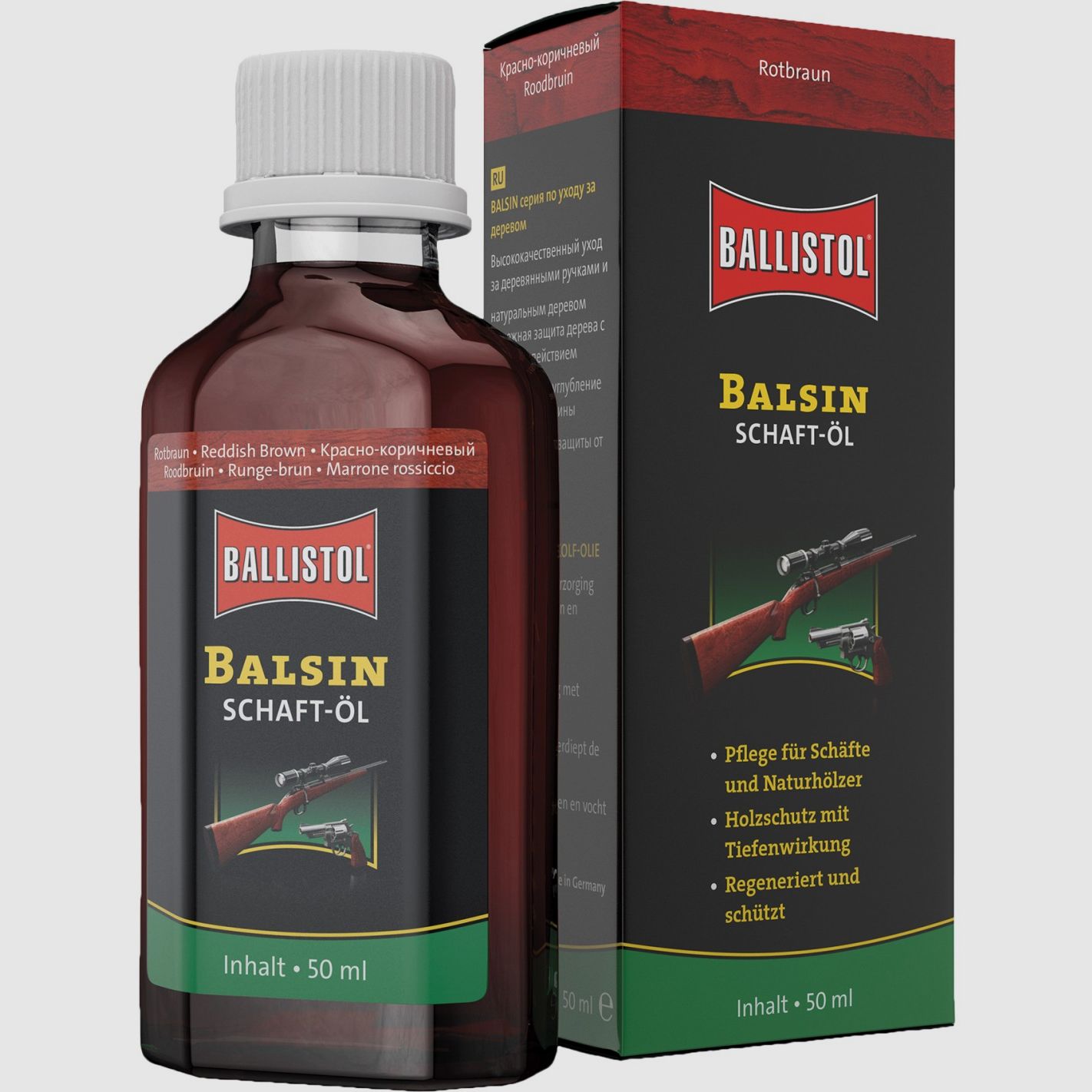 Balsam oil for stocks brown reddish 50 ml