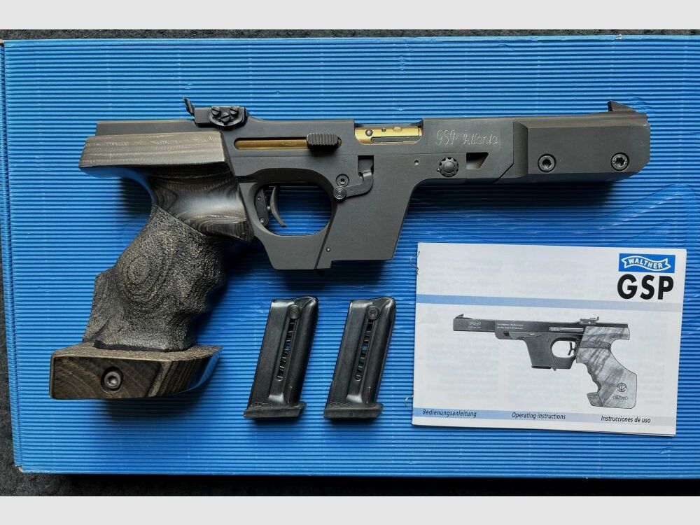 Walther GSP Sportpistole, Sondermodell "Atlanta" (25 Jahre GSP) Kal. .22lfB .22lr, .22lfB