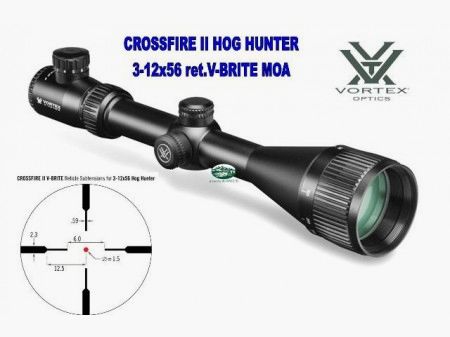 VORTEX CROSSFIRE II HOG HUNTER 3-12x56 AO ret. V-BRITE MOA