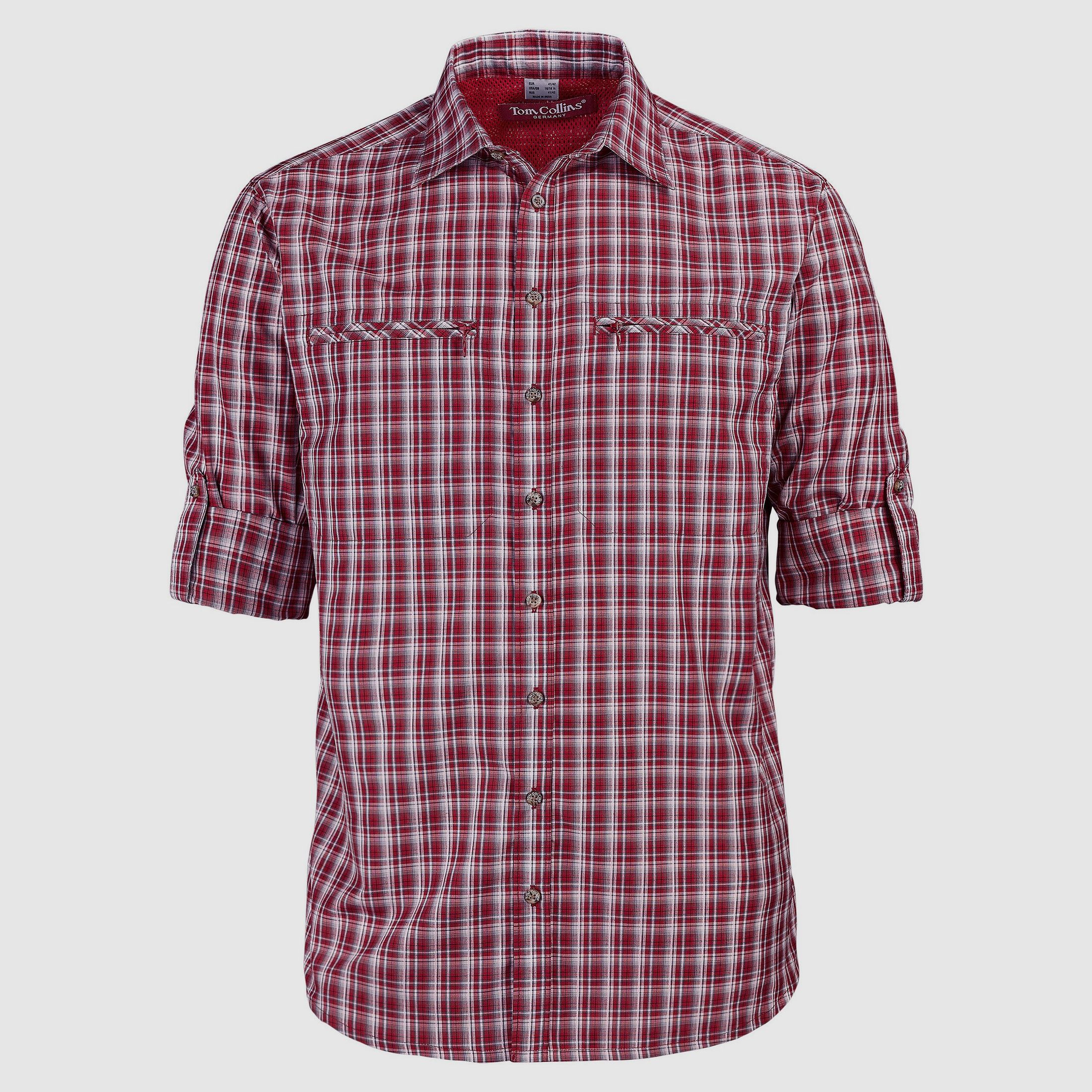 Tom Collins Herren-Funktions-Langarmhemd