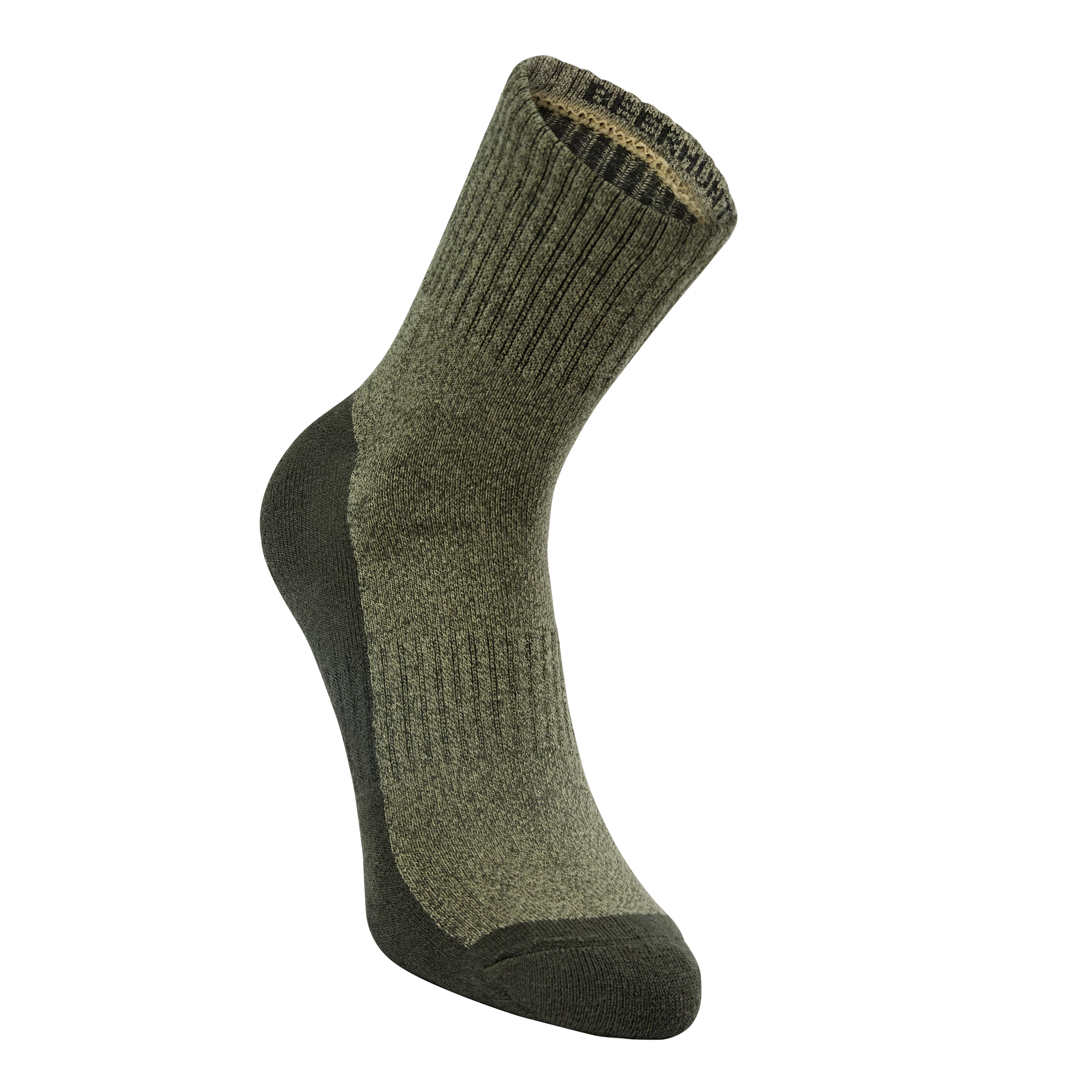 Chaussettes en mélange de chanvre - Green, image 1 sur 2