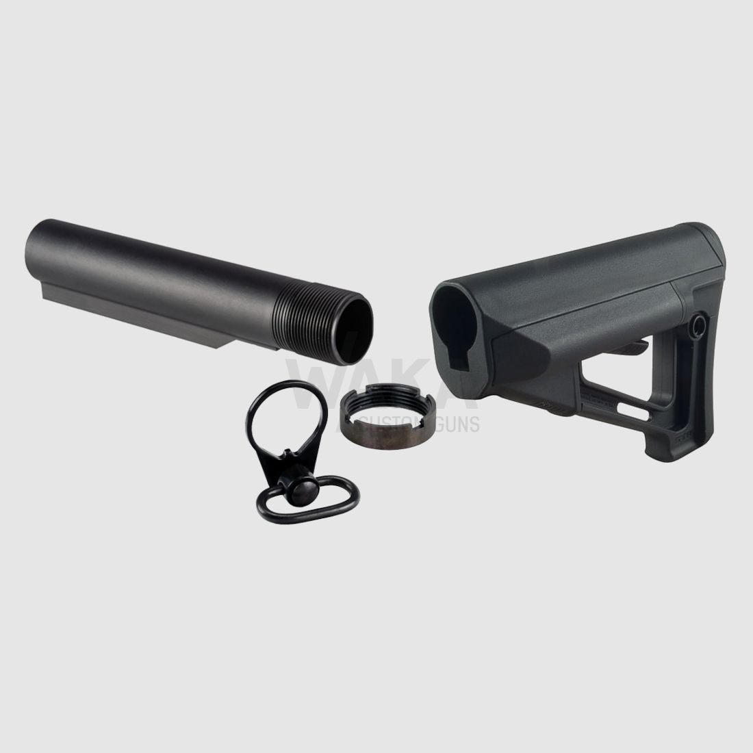 Zestaw Magpul STR na adapter M4, czarny