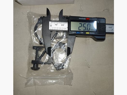 Neue Zielfernrohrmontageringe 25mm Durchmesser Scope Mount für Picatinny 21mm Rail