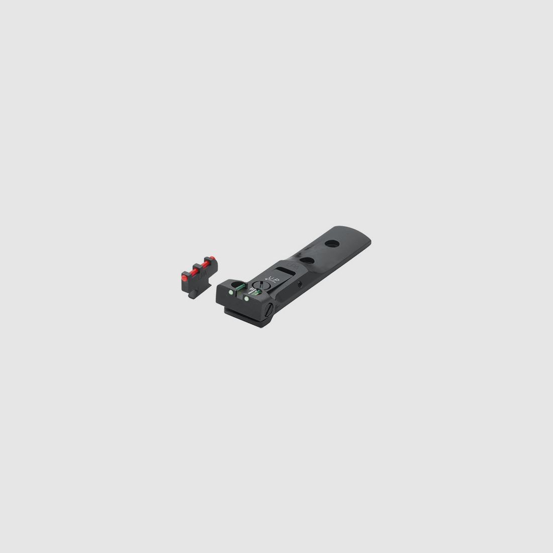 S&W LPA Fiber Optic Mikrometervisier Set Brüniert  TXT02F2
