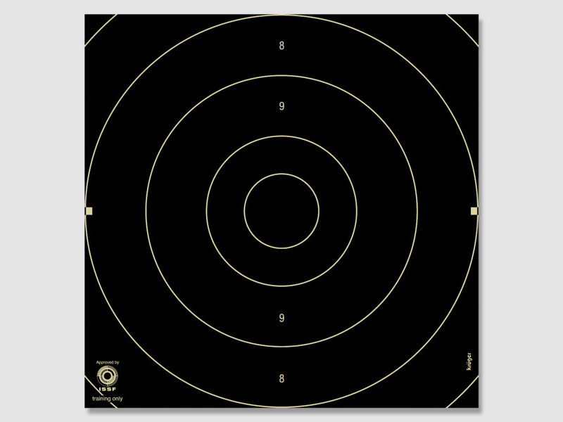 KRÜGER Schießscheiben - 3230 - Schnellfeuer-/Duell-Spiegel 25m