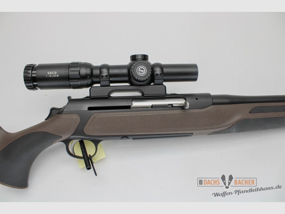 SL rifle Sauer 303 Classic caliber 9.3x62 with Geco 1-6x24