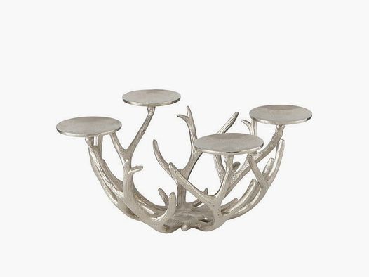 LivingActive Borgfjell candelabro plata